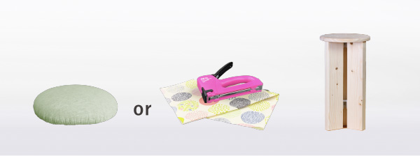 座面カバーor好きな生地とタッカー/2×4 STOOL